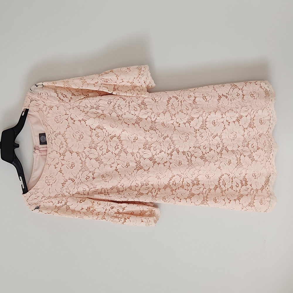Lace bell sleeve dress